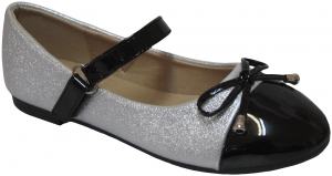 GIRLS BALLERINAS (2252512) SILVER/BLACK